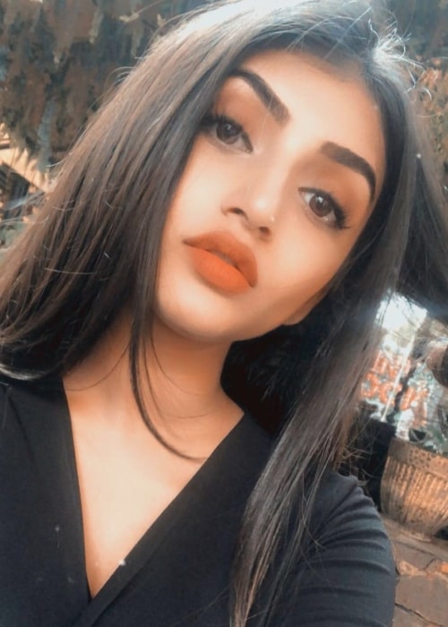 Sreeleela as seen in a selfie that was taken in December 2020