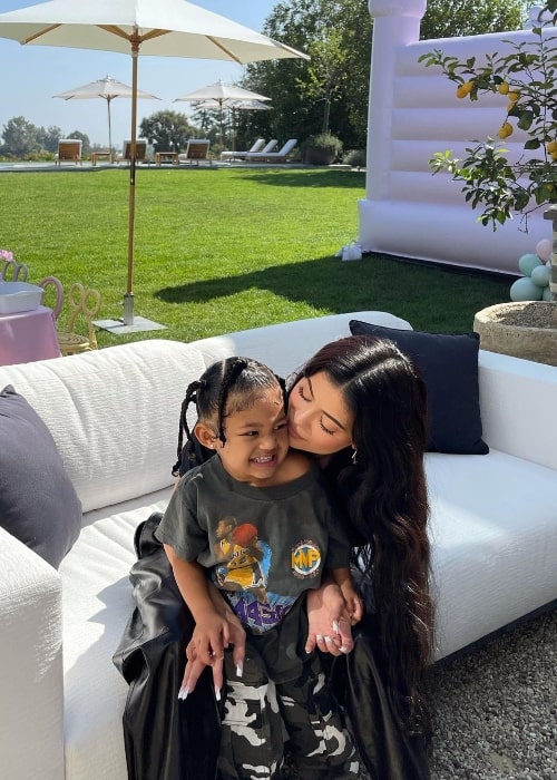 Stormi Webster as seen while enjoying her time with her mother Kylie in 2021