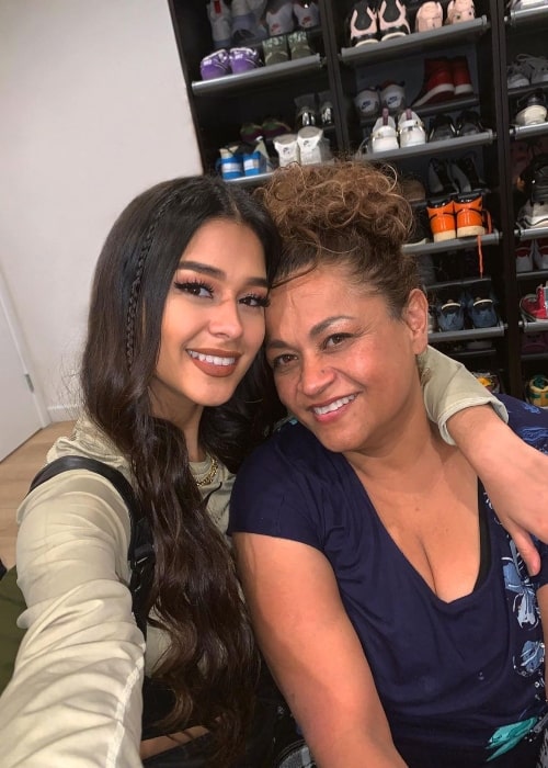Thais Rodriguez as seen in a selfie that was taken with her mother Ana Rodriguez in March 2021