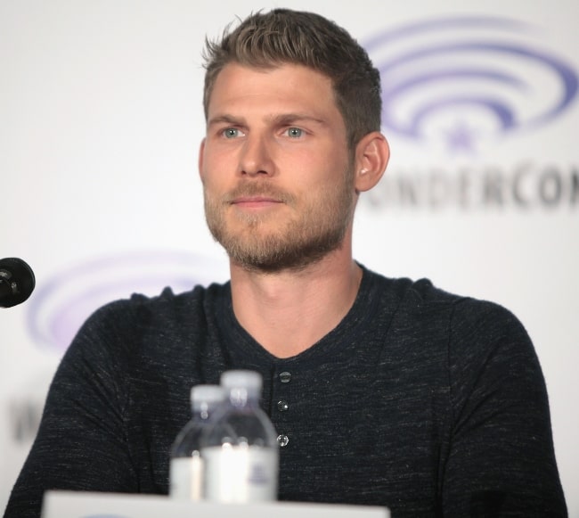 Travis Van Winkle as seen while speaking at the 2016 WonderCon, for 'The Last Ship', at the Los Angeles Convention Center in Los Angeles, California