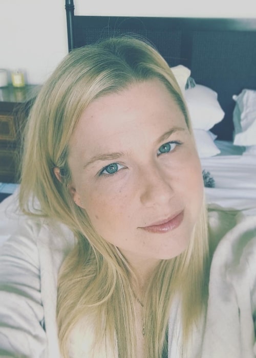 Tricia Davis as seen in a selfie that was taken in March 2018