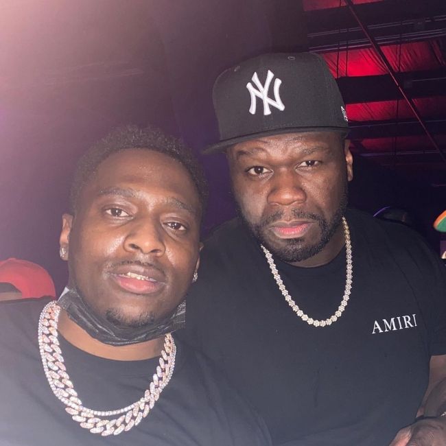 Turk as seen with rapper 50 Cent in September 2021