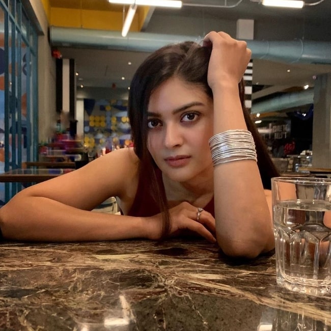 Vaibhavi Shandilya as seen in an Instagram post in March 2021