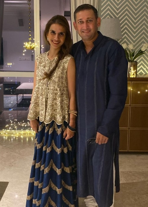 Ajit Agarkar and Fatima Ghadially, as seen in February 2021