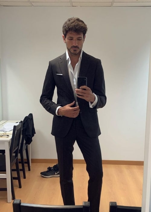 Andrés Velencoso as seen in a selfie that was taken in June 2021