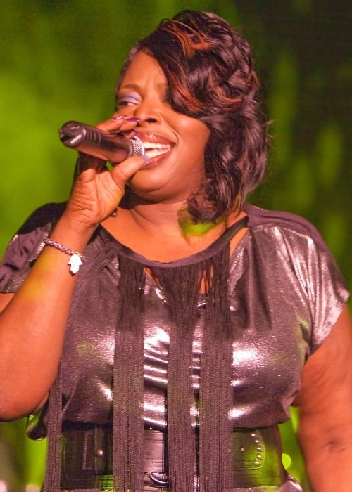 Angie Stone as seen while performing live at the Berns Salonger in Stockholm, Sweden in 2010