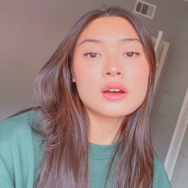 Ashley Liao as seen in a selfie that was taken in September 2021