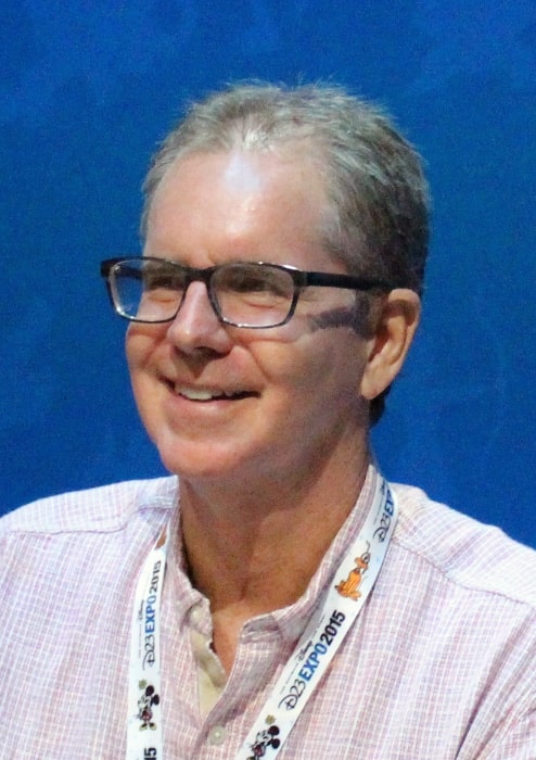 Chris Buck as seen while signing lithographs of Frozen Fever's visual development art at D23 Expo in Anaheim, California on August 16, 2015
