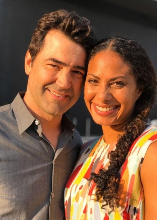 Christina Moses as seen in a selfie with actor Ron Livingston in March 2020