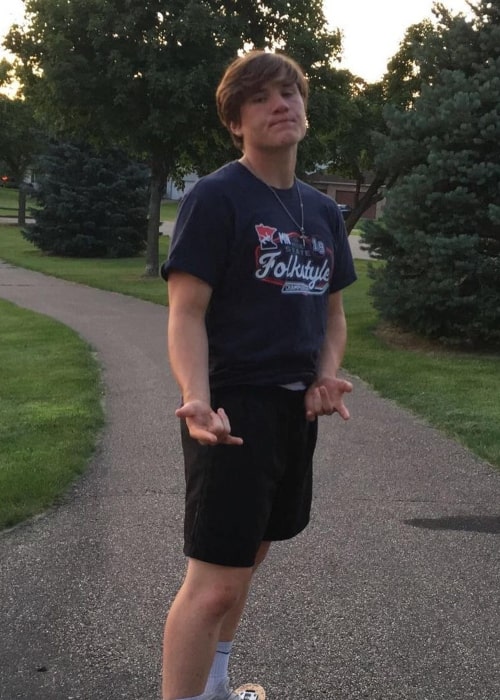 Conner Haueter as seen in a picture that was taken at Apple Valley, Minnesota in July 2019