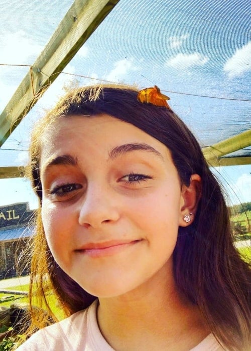 Ellie Ana as seen in a selfie that was taken in October 2020