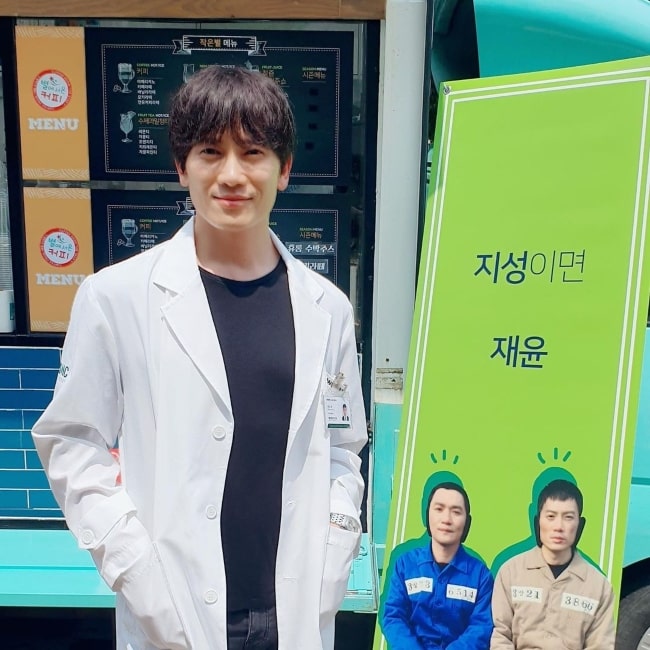 Ji Sung as seen in a picture that was taken in August 2019