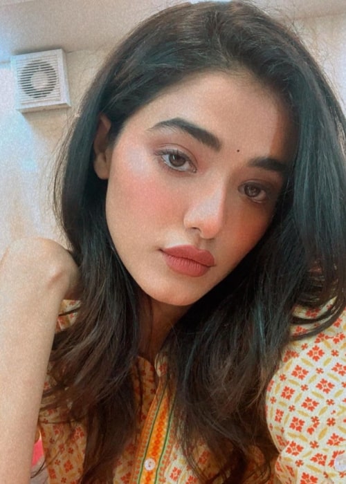 Ketika Sharma as seen in a selfie that was taken in October 2021