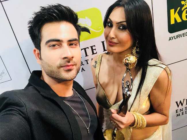 Lakshya Handa seen with Kamya Punjabi in June 2018