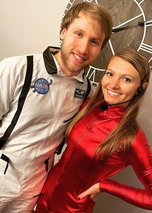 McJuggerNuggets as seen in a picture that was taken in November 2021, with his beau Ashley May