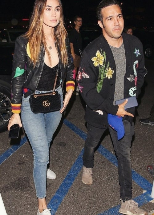 Meagan Camper as seen in a picture that was taken with her beau Pete Wentz in November 2016