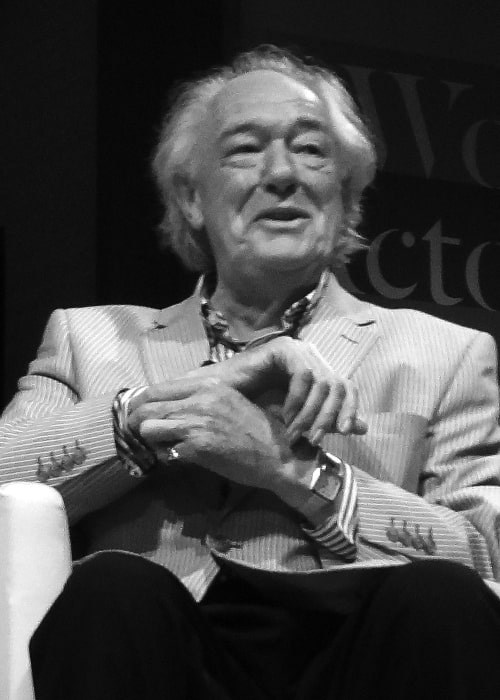 Michael Gambon as seen in a picture that was taken during a Q&A in June 2013