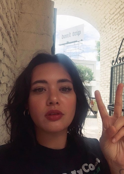 Rivkah Reyes as seen in a selfie that was taken in Los Angeles, California in August 2020