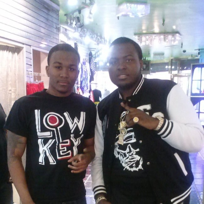 Sean Kingston (Right) and Mel Rivers