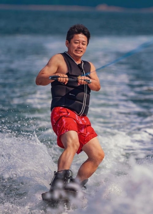 Takafumi Horie as seen in an Instagram Post in June 2018