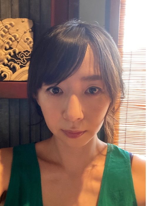 Wakana Sakai as seen in a selfie that was taken in August 2020