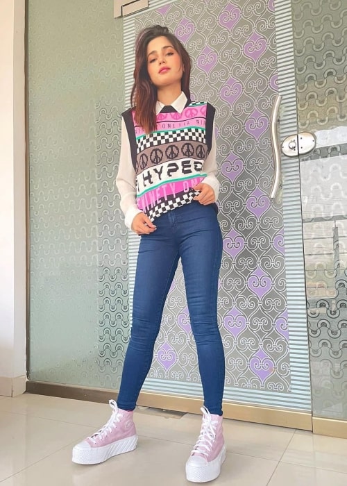 Aima Baig as seen in a picture that was taken at the Rahim Yar Khan District in December 2021