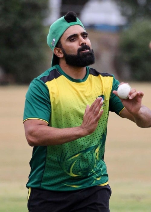 Ajaz Patel as seen in an Instagram Post in February 2019