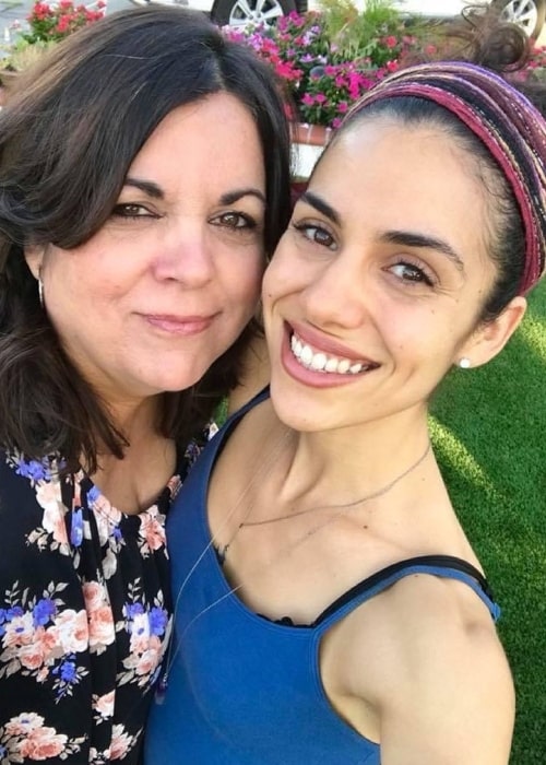 Andrea Sixtos as seen in a selfie that was taken with her mother Laura Angeja Sixtos in May 2021