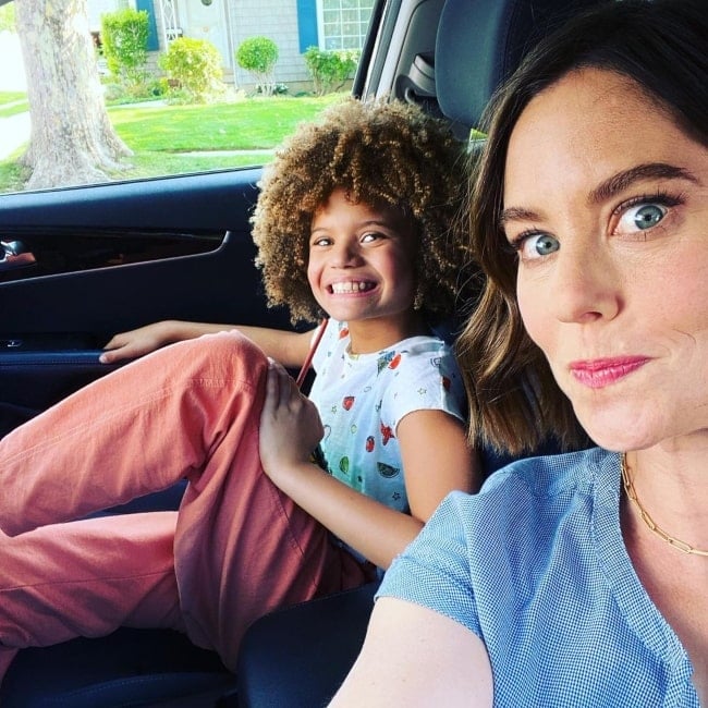 Ashley Williams as seen in a selfie that was taken with actress Carsyn Rose in November 2021