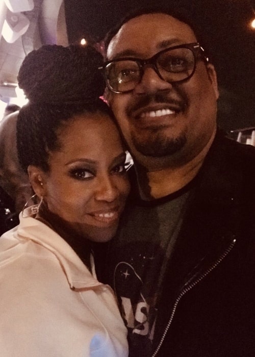 Cedric Yarbrough as seen in a selfie with actress and director Regina King at Comic Con in January 2021