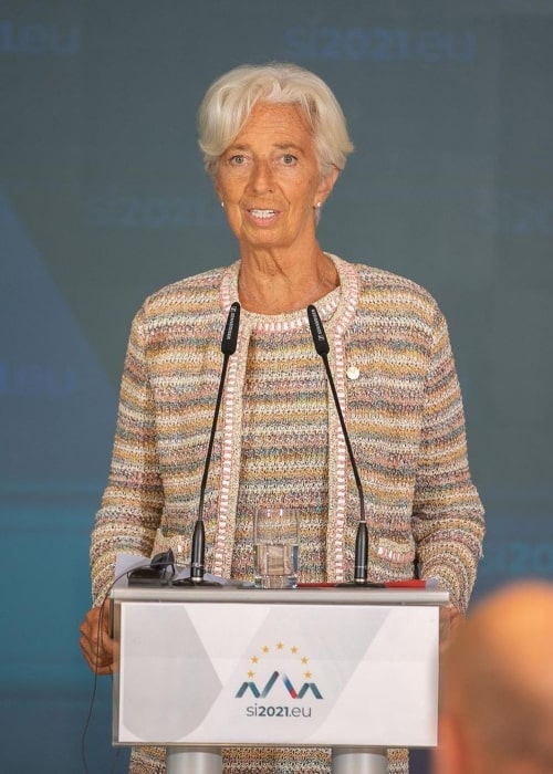 Christine Lagarde as seen in an Instagram Post in December 2021