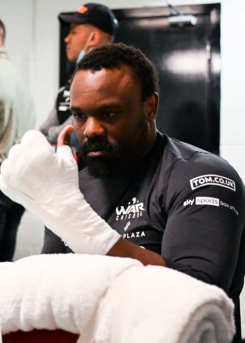 Derek Chisora as seen in an Instagram Post in December 2021