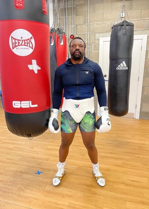 Derek Chisora as seen in an Instagram Post in November 2021