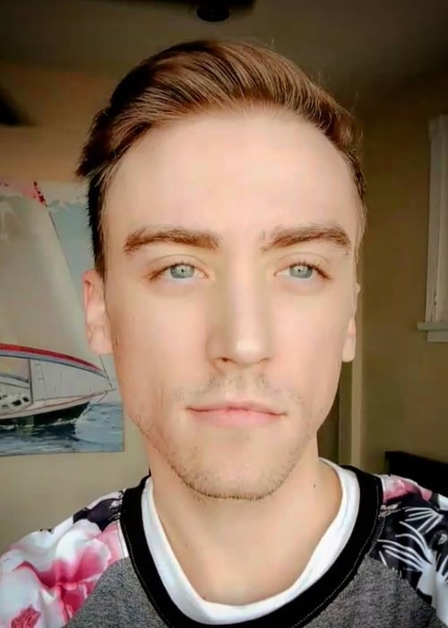 Dylan Tuomy-Wilhoit as seen in a selfie that was taken at Oceanside, California in September 2018