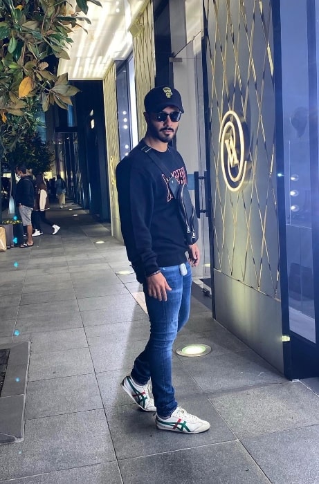 Feroze Khan as seen in an Instagram post in October 2021