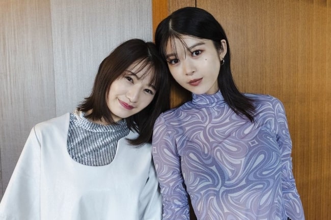 Fumika Baba (Right) and Nakada Kana as seen in an Instagram post in December 2021