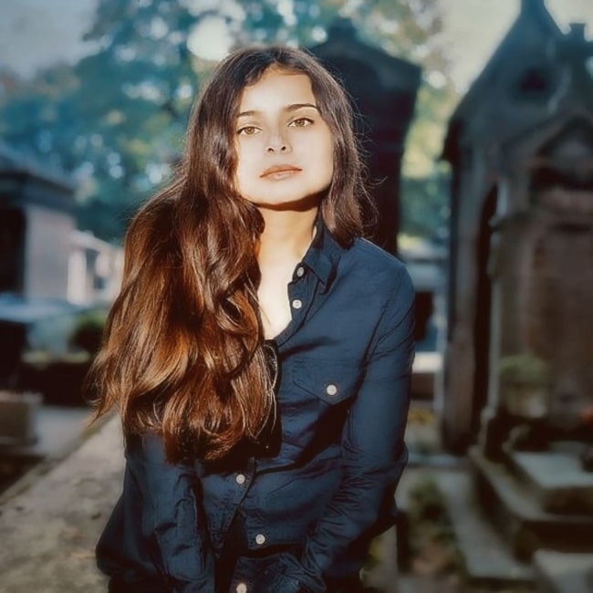 Hope Sandoval as seen in a picture that was taken in the past