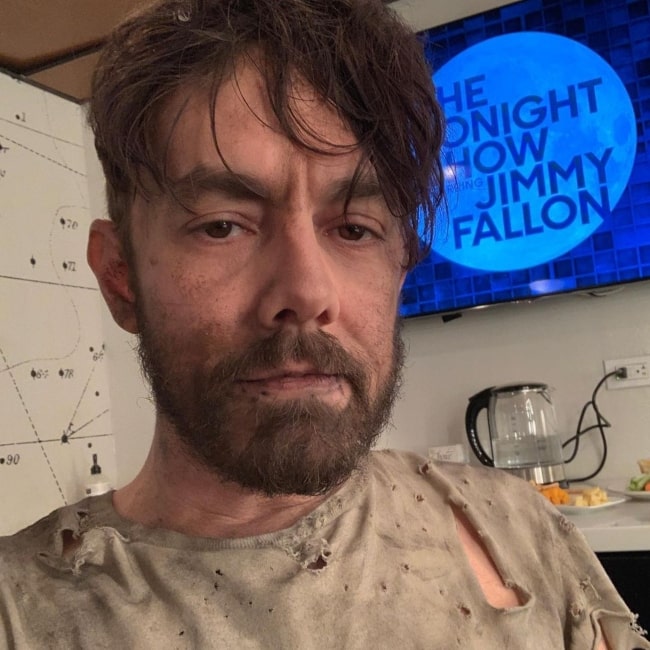 Jorma Taccone as seen in a selfie that was taken at 30 Rockefeller Plaza on the set of The Tonight Show starring Jimmy Fallon in February 2020