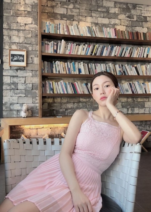 Lee Da-in as seen in a picture that was taken in August 2020