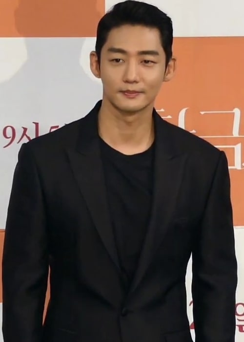 Lee Tae-sung as seen in a picture that was taken at The Golden Garden press conference on July 19, 2019