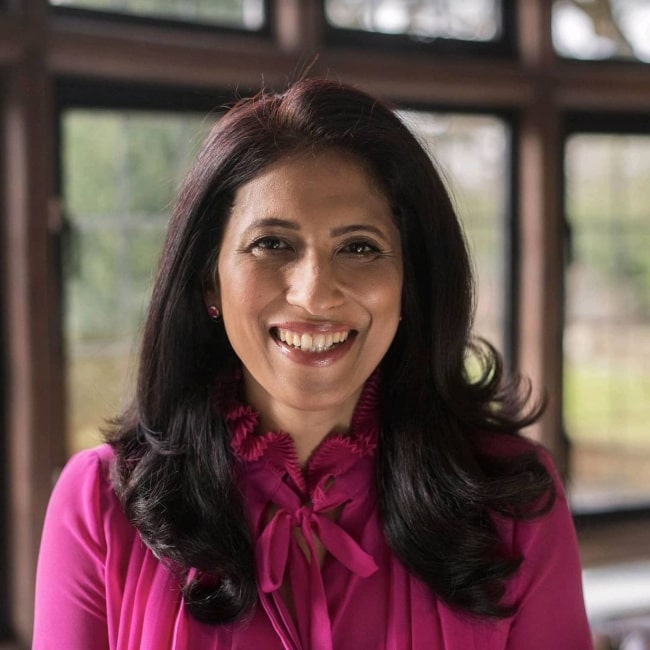 Leena Nair as seen in a picture that was taken in November 2020