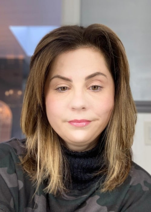 Mandy Teefey as seen in a selfie that was taken in December 2019