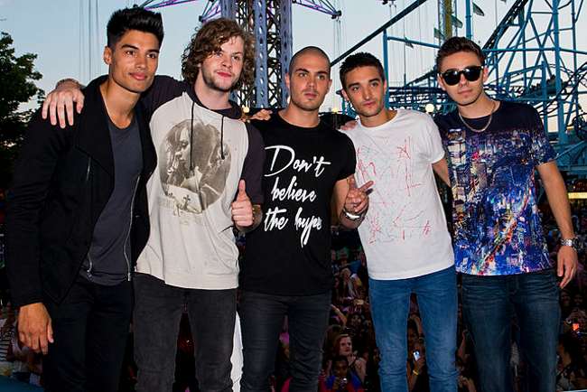 Members of The Wanted as seen in Stockholm in 2013