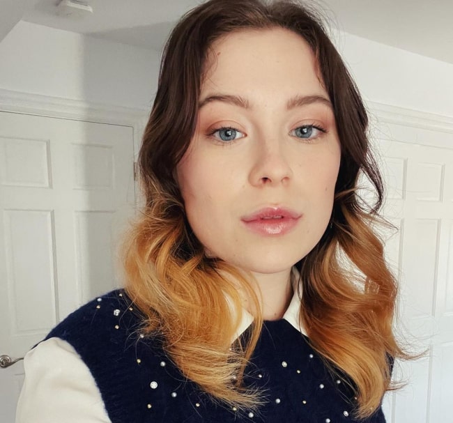Mina Sundwall in November 2021 excited after chatting about the third season of Lost In Space