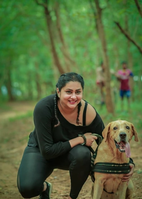 Namitha Vankawala as seen in an Instagram Post in January 2021