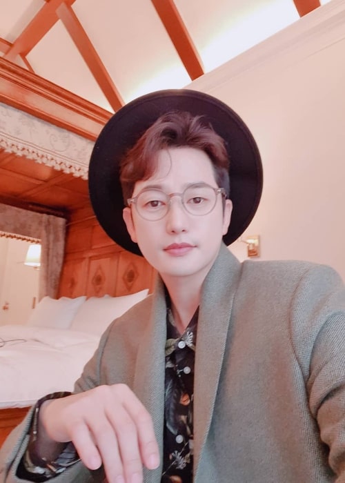 Park Si-hoo as seen in a selfie that was taken in September 2019