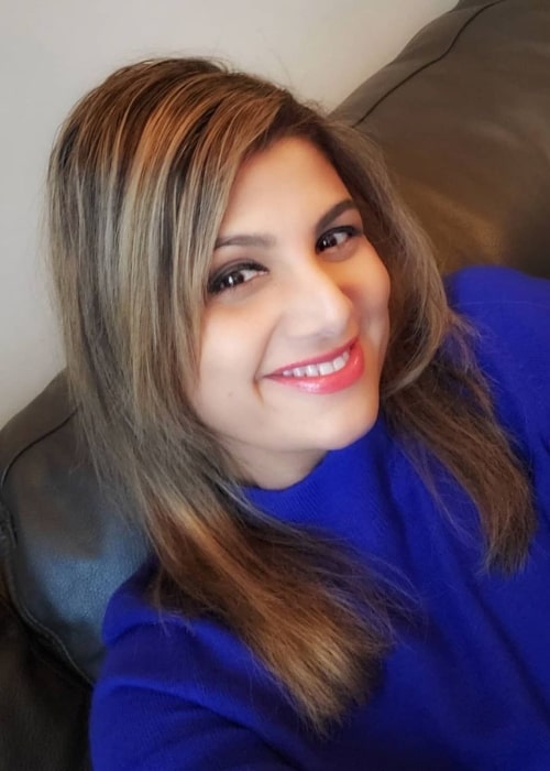 Rambha as seen in an Instagram Post in December 2020