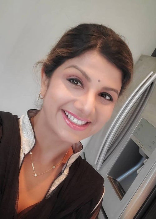 Rambha as seen in an Instagram Post in July 2020