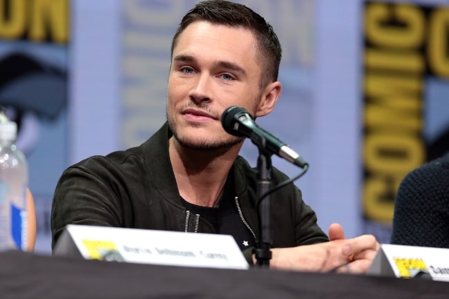 Sam Underwood as seen while speaking at the 2017 San Diego Comic Con International, for 'Fear the Walking Dead', at the San Diego Convention Center in San Diego, California