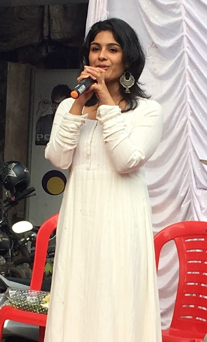 Samyuktha Menon as seen during an event in 2018